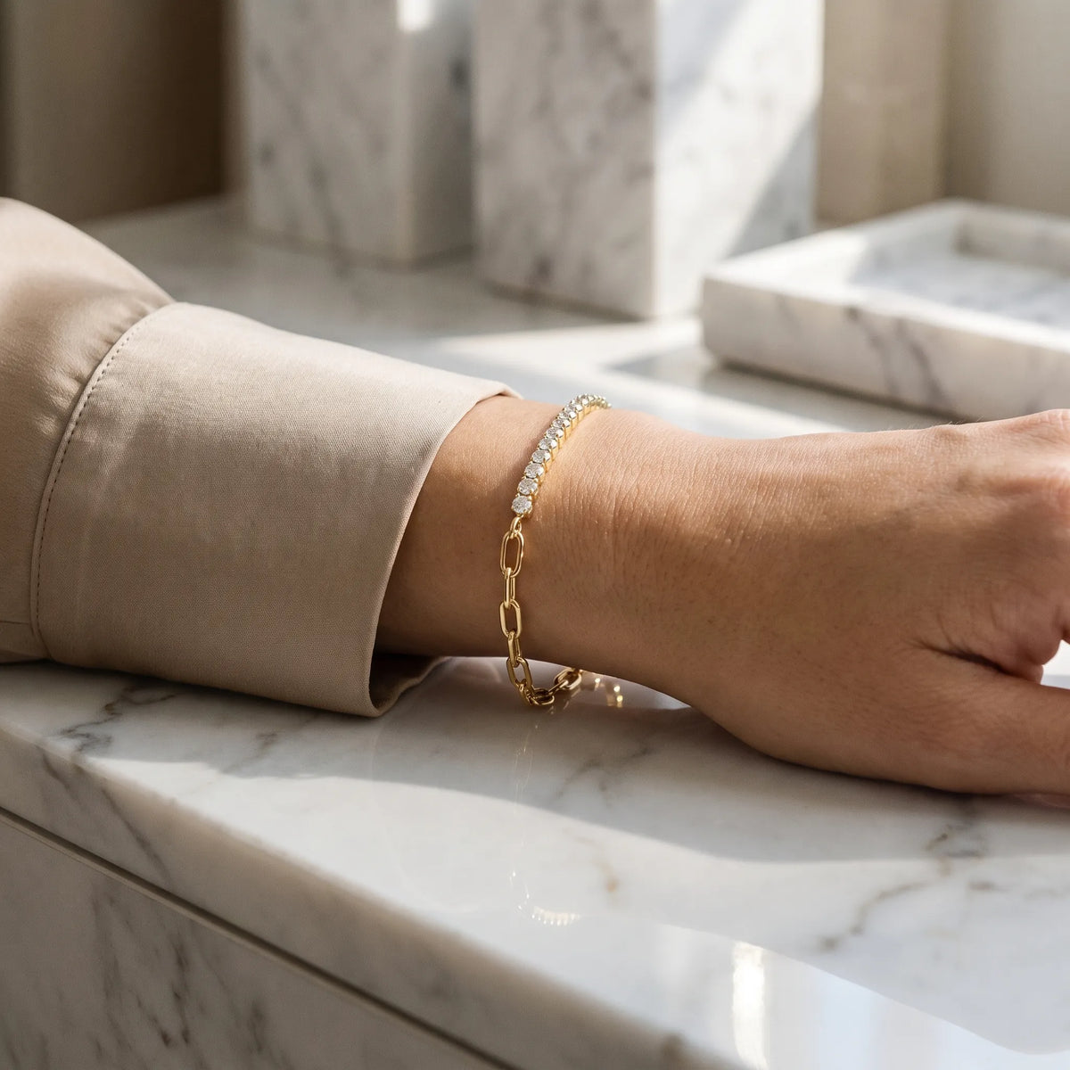 Astra - Minimalist Chain Bracelet Everyday Accessorizing