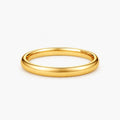 Aurelo - Polished Domed Wedding Band Ring Marking A Wedding Or Commitment