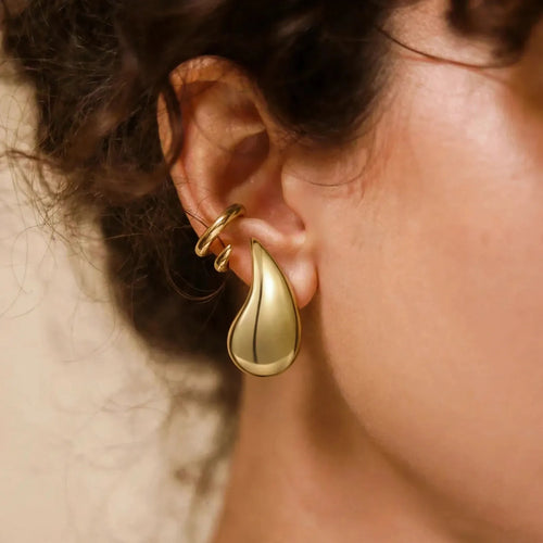 Auremi - Teardrop Stud Earrings For Women Dressing Up For A Night Out