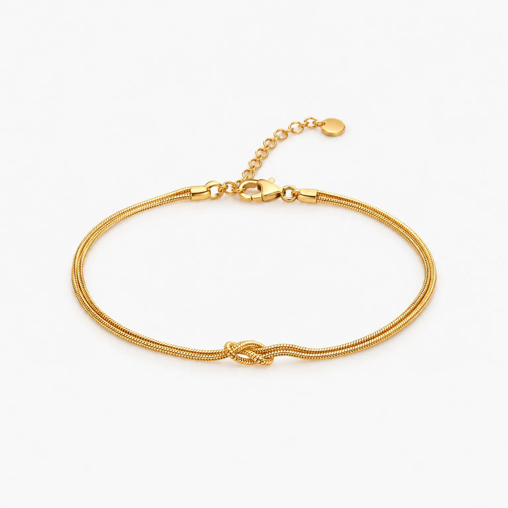 Bondera - Forever Knot Bracelet With Extension Give As A Thoughtful Gift To A Partner