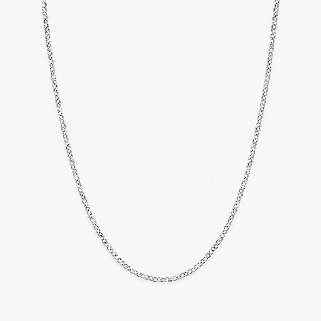 Calvena - Everyday Chain Necklace For Layering Wearing It Alone For Everyday Style