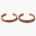Calyxis - Engraved Open Cuff Bracelets Set Accenting Everyday Casual And Dress Wear