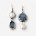 Celeste - Asymmetrical Dangle Earrings Adding Visual Interest