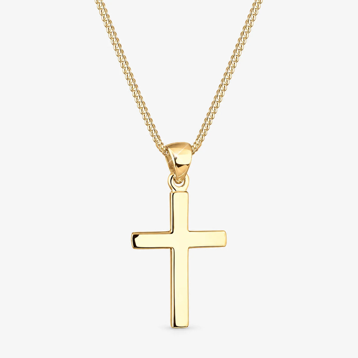Crexa - Simple Cross Pendant Necklace For Women Wearing A Simple Cross For Everyday Outfits