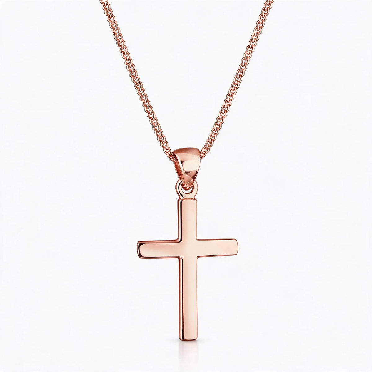 Crexa - Simple Cross Pendant Necklace For Women Wearing A Simple Cross For Everyday Outfits