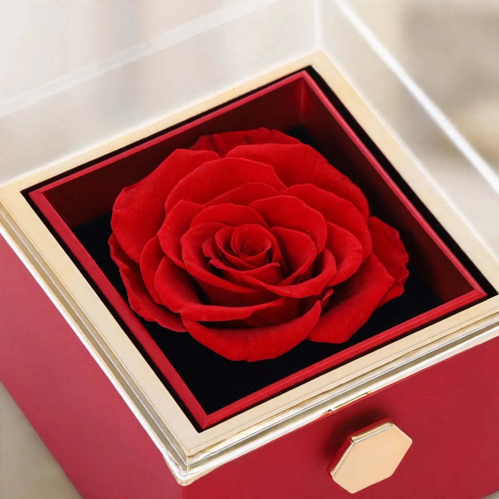 Florelle - Rose Gift Box With Hidden Surprise Giving A Thoughtful Gift For Birthdays, Anniversaries, Or Just Because