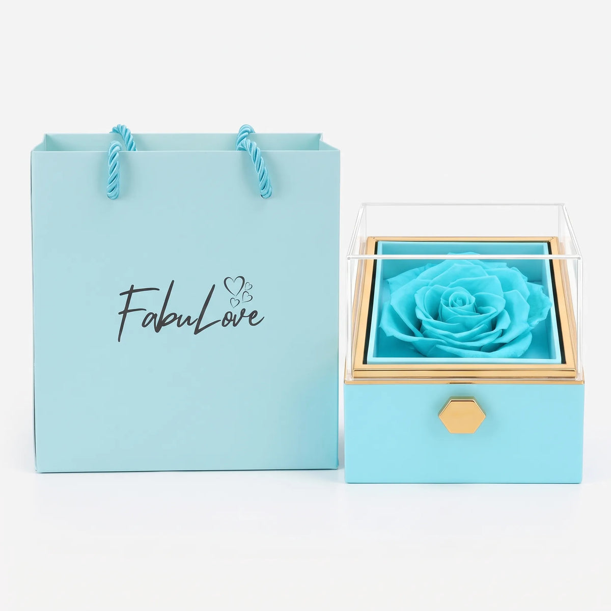 Florelle - Rose Gift Box With Hidden Surprise Giving A Thoughtful Gift For Birthdays, Anniversaries, Or Just Because