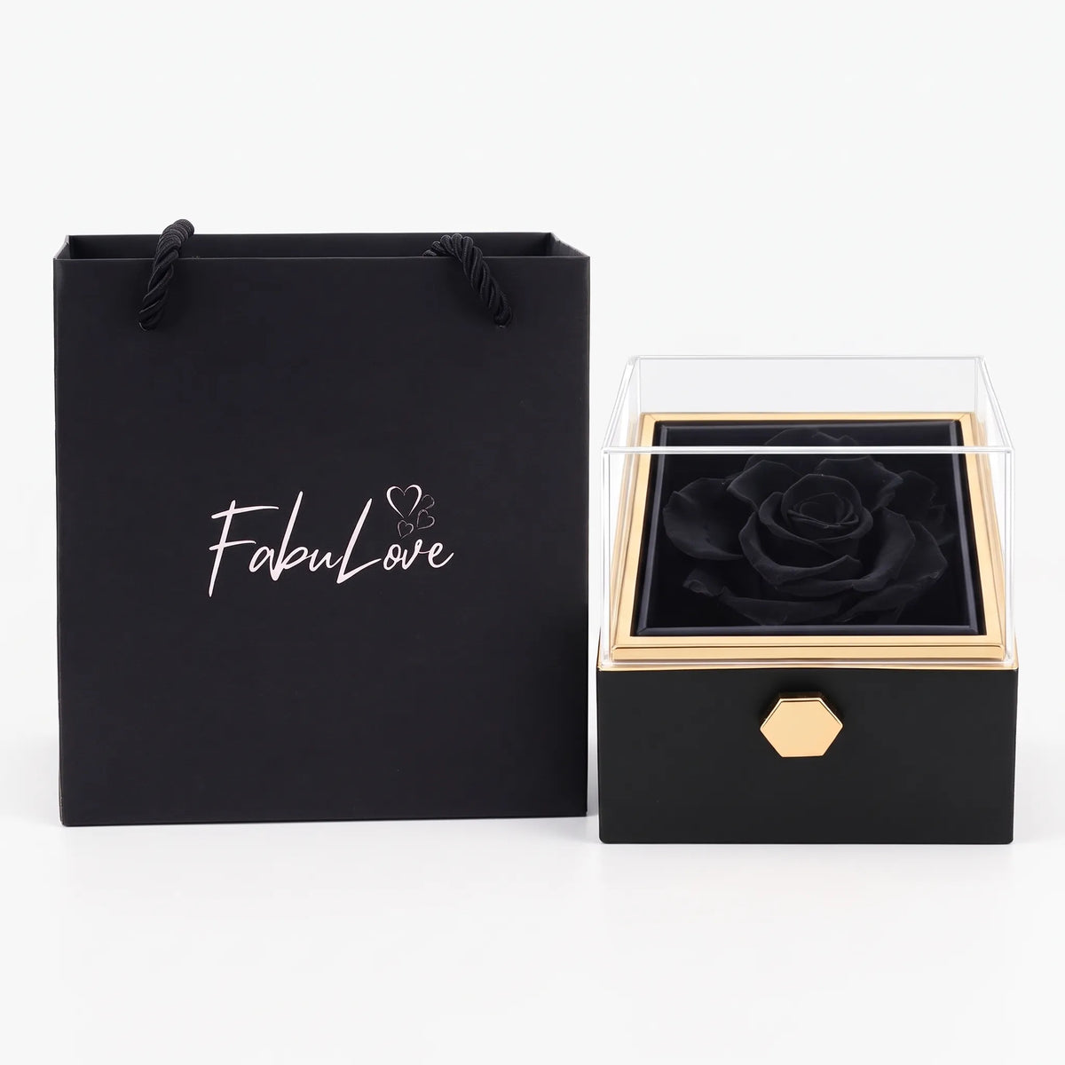 Florelle - Rose Gift Box With Hidden Surprise Giving A Thoughtful Gift For Birthdays, Anniversaries, Or Just Because