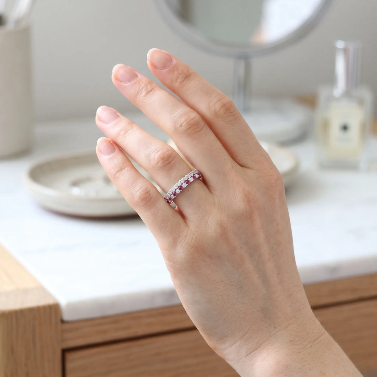 Kadimo - Skinny Stacking Ring For Layering Stacking It With Other Rings For A Layered Look