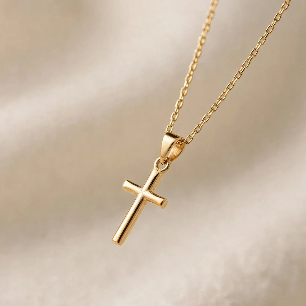Kelmora - Simple Cross Pendant For Necklaces Wear It On A Chain As An Everyday Necklace