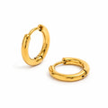 Kestrin - Hinged Snap Huggie Hoop Earrings Everyday Ear Styling With A Clean, Simple Look