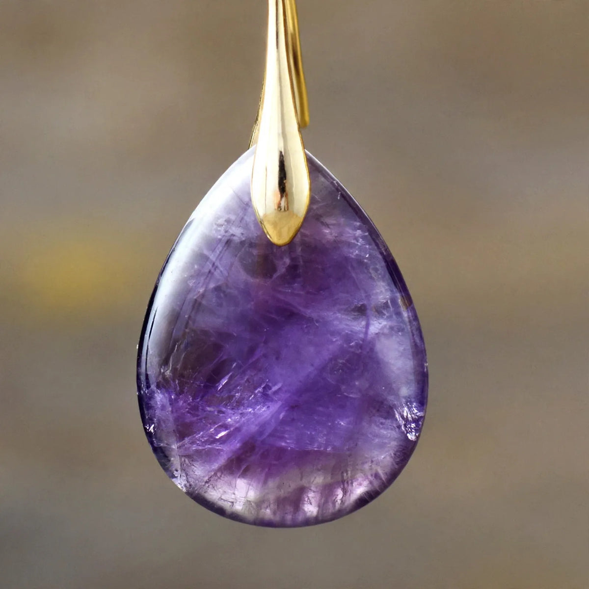 Lirune - Teardrop Dangle Earrings With Hook Closure Dressing Up A Simple Top For An Evening Out