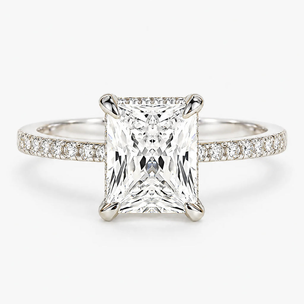Lucerra - Classic Solitaire Style Engagement Ring Proposing With A Sparkling Gift