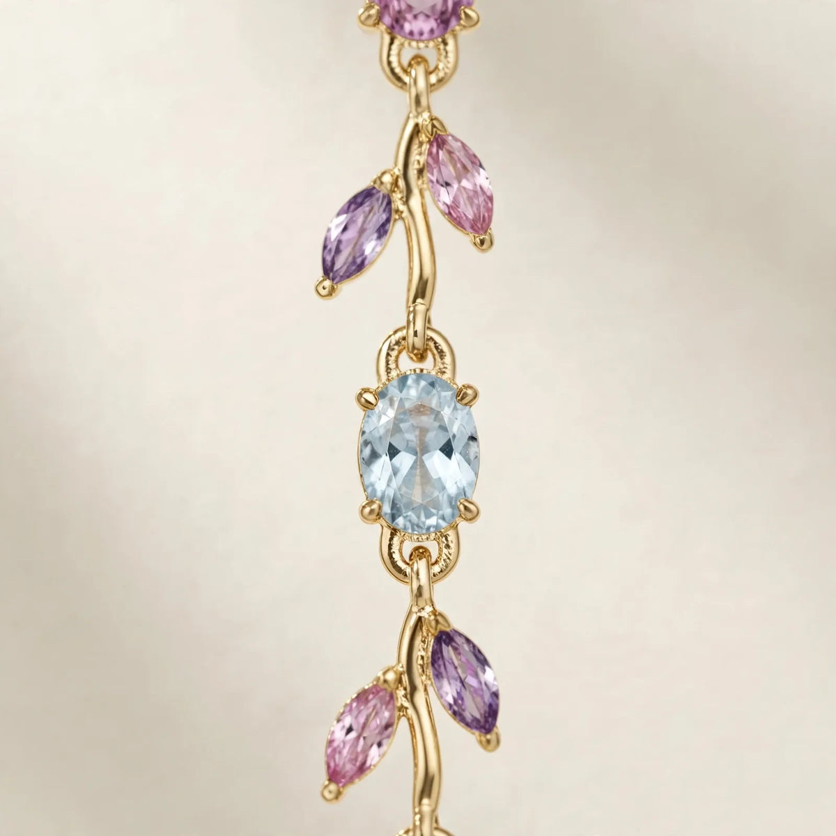 Lumevra - Unisex Everyday Tennis Bracelet With Stones Wearing It Solo For A Polished Everyday Look