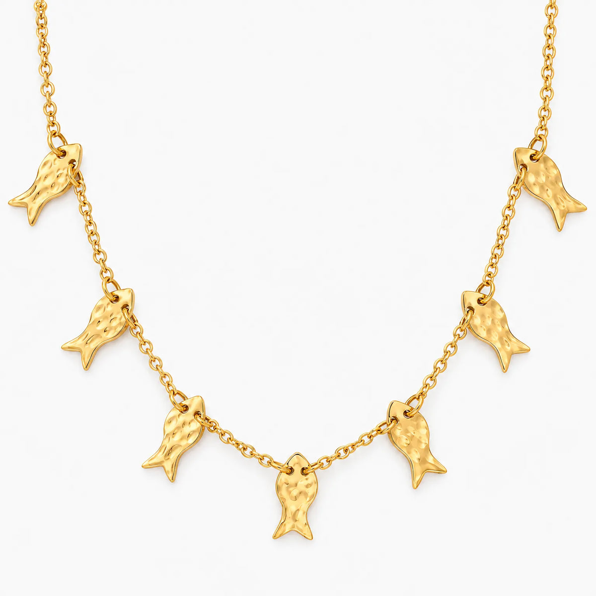 Mirelo - Fish Charm Necklace For Everyday Wear Adding A Bit Of Shine To Everyday Outfits