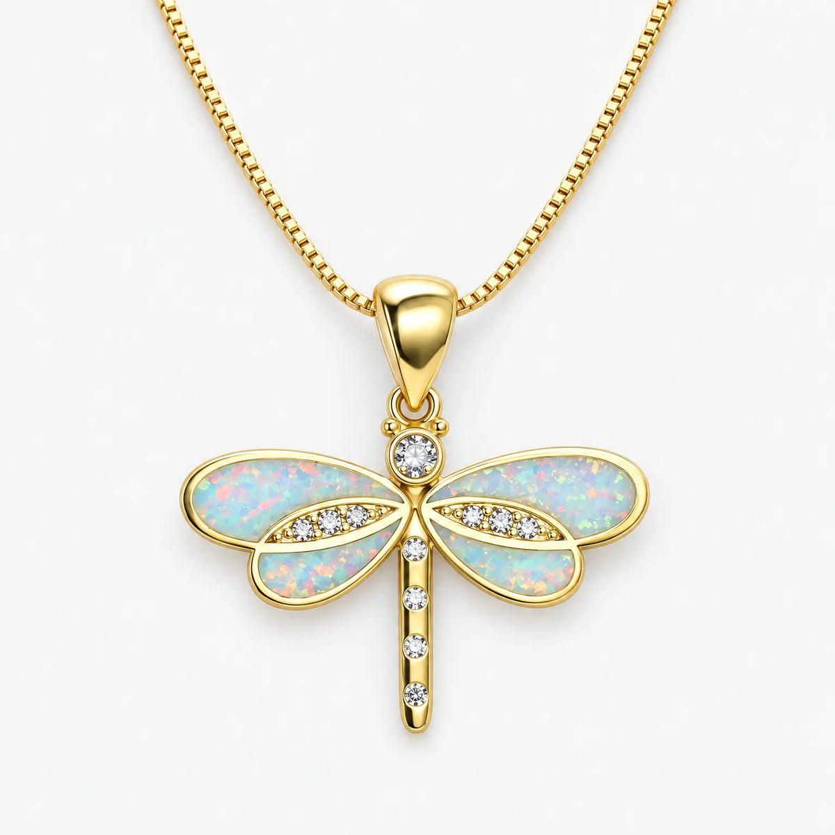 Odonata - Dragonfly Necklace Accessorizing Evening Wear