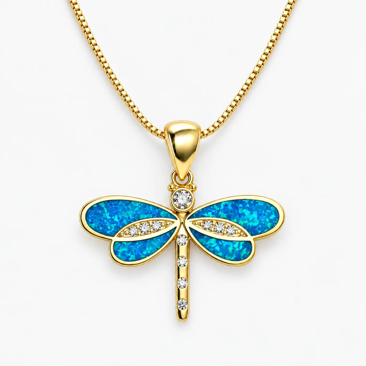 Odonata - Dragonfly Necklace Accessorizing Evening Wear