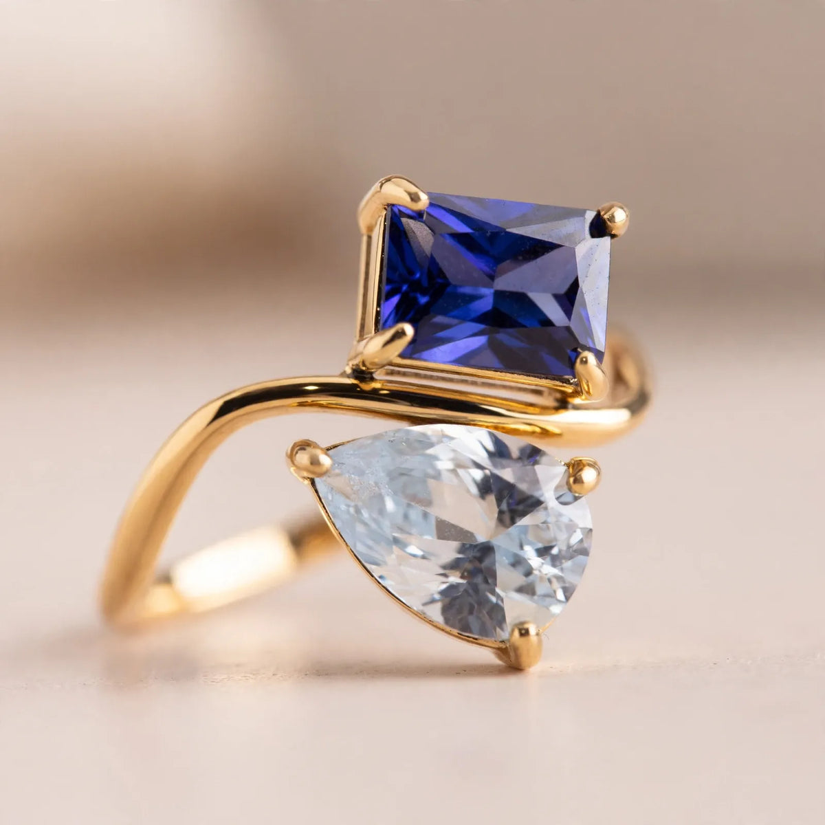 Seravi - Everyday Flowing Band Ring Wearing As An Everyday Accessory