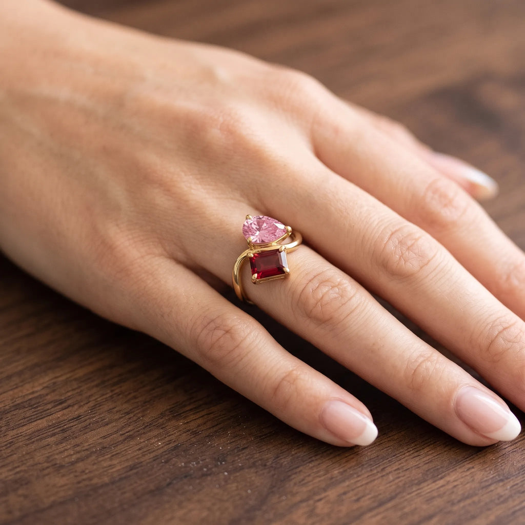 Seravi - Everyday Flowing Band Ring Wearing As An Everyday Accessory