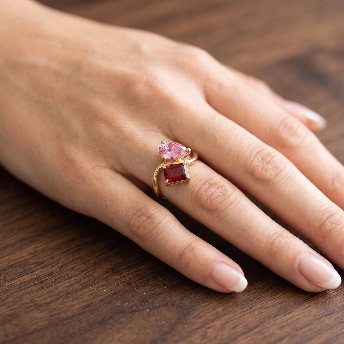 Seravi - Everyday Flowing Band Ring Wearing As An Everyday Accessory