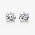 Solara - Round Solitaire Earrings Everyday Wear