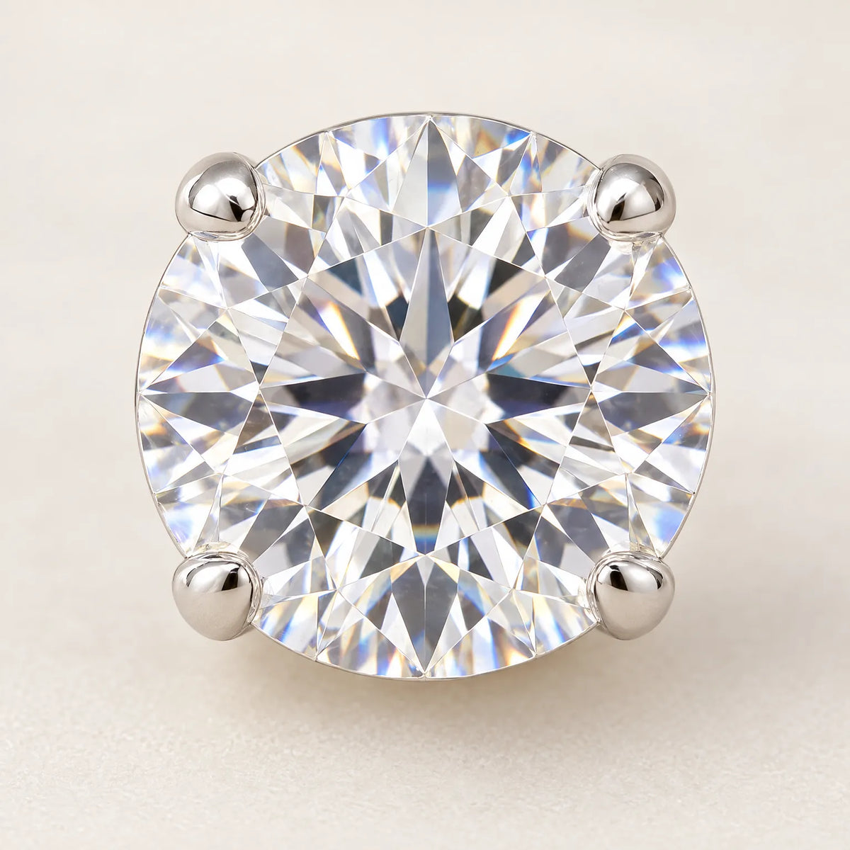 Solara - Round Solitaire Earrings Everyday Wear