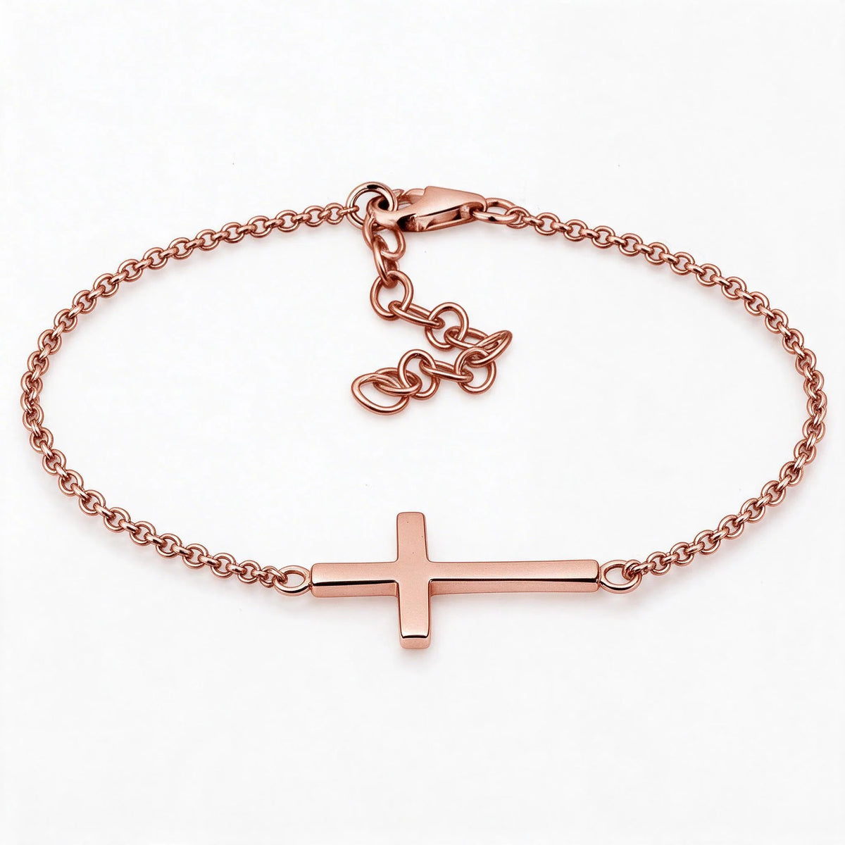 Solvia - Thin Cross Chain Bracelet Wearing With Everyday Outfits