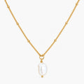 Teodra - Dainty Pendant Necklace With An Extender Wearing With Summer Dresses