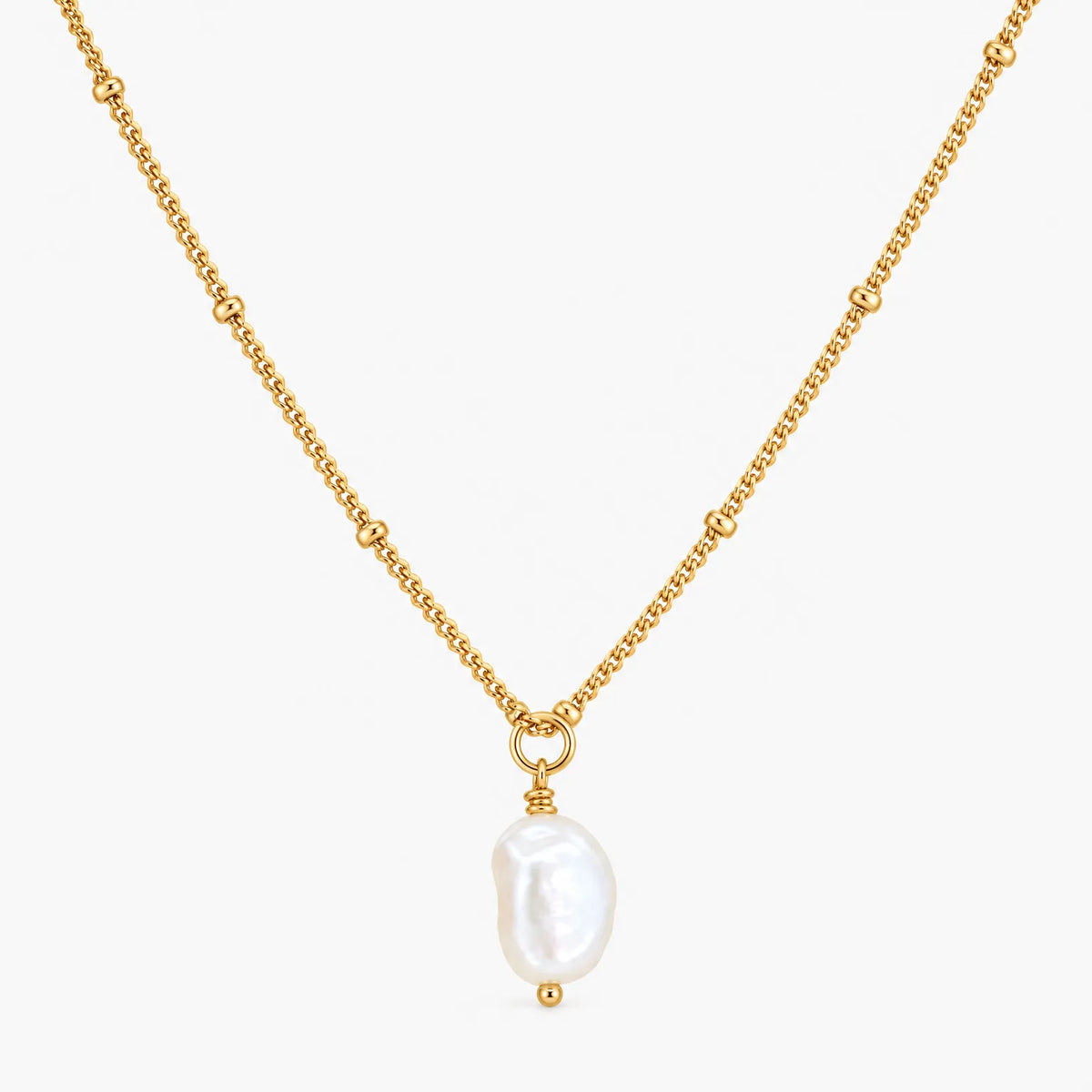Teodra - Dainty Pendant Necklace With An Extender Wearing With Summer Dresses
