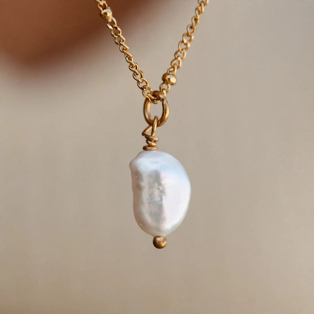 Teodra - Dainty Pendant Necklace With An Extender Wearing With Summer Dresses