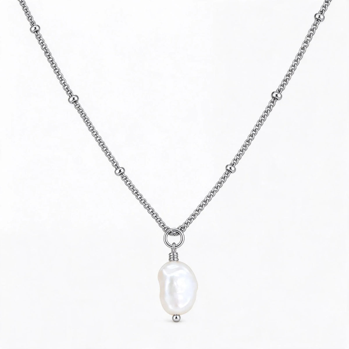 Teodra - Dainty Pendant Necklace With An Extender Wearing With Summer Dresses