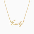 Tessana - Customizable Name Necklace With Chain Options Wearing Your Name Or Initials Every Day