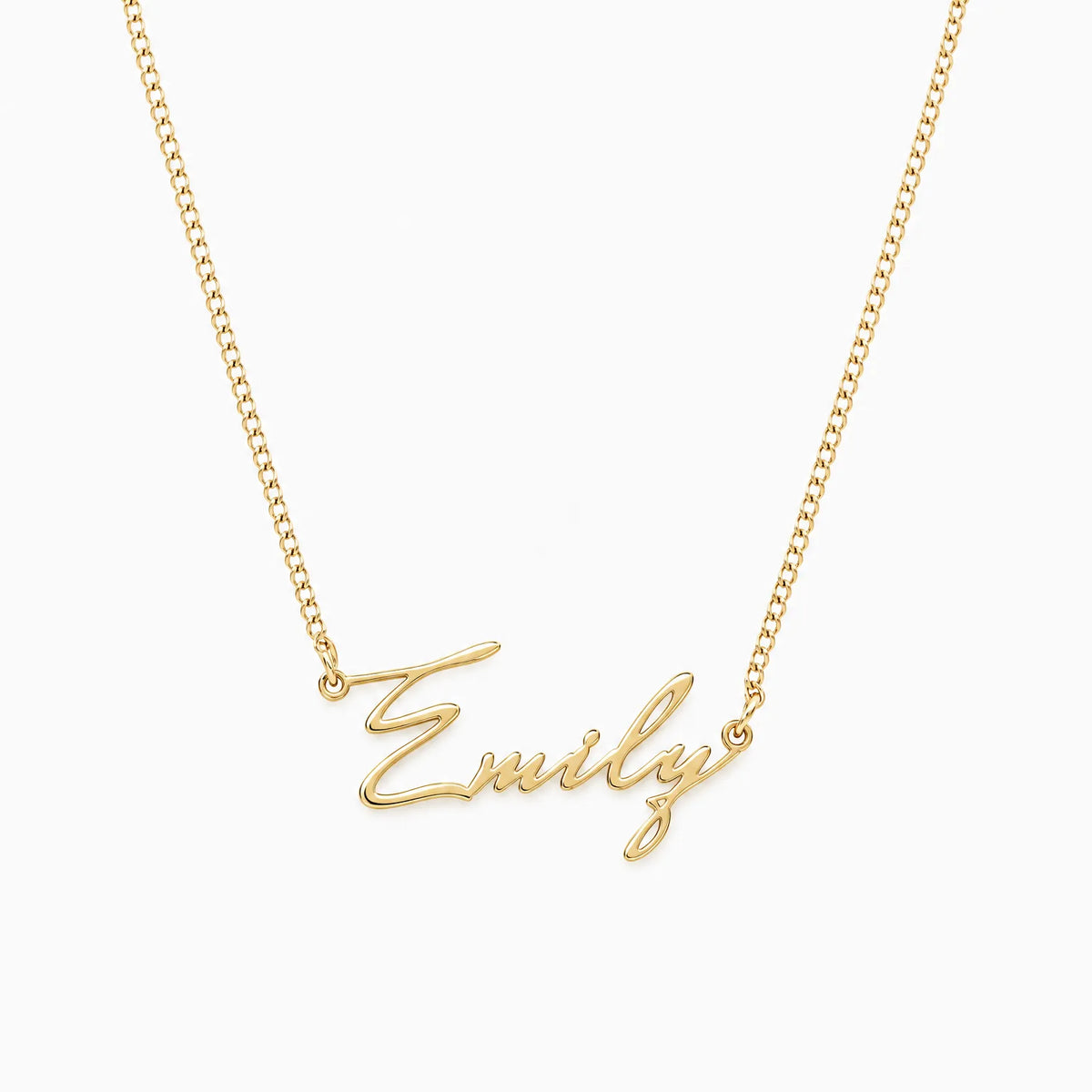 Tessana - Customizable Name Necklace With Chain Options Wearing Your Name Or Initials Every Day