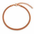 Torvane - Braided Minimalist Band Ankle Chain Add Understated Texture Around The Ankle