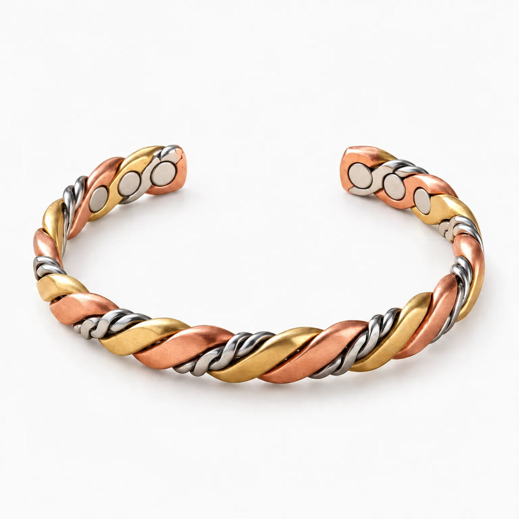 Torvena - Twisted Open Cuff Bracelet Wearing Daily As A Subtle Statement Accessory