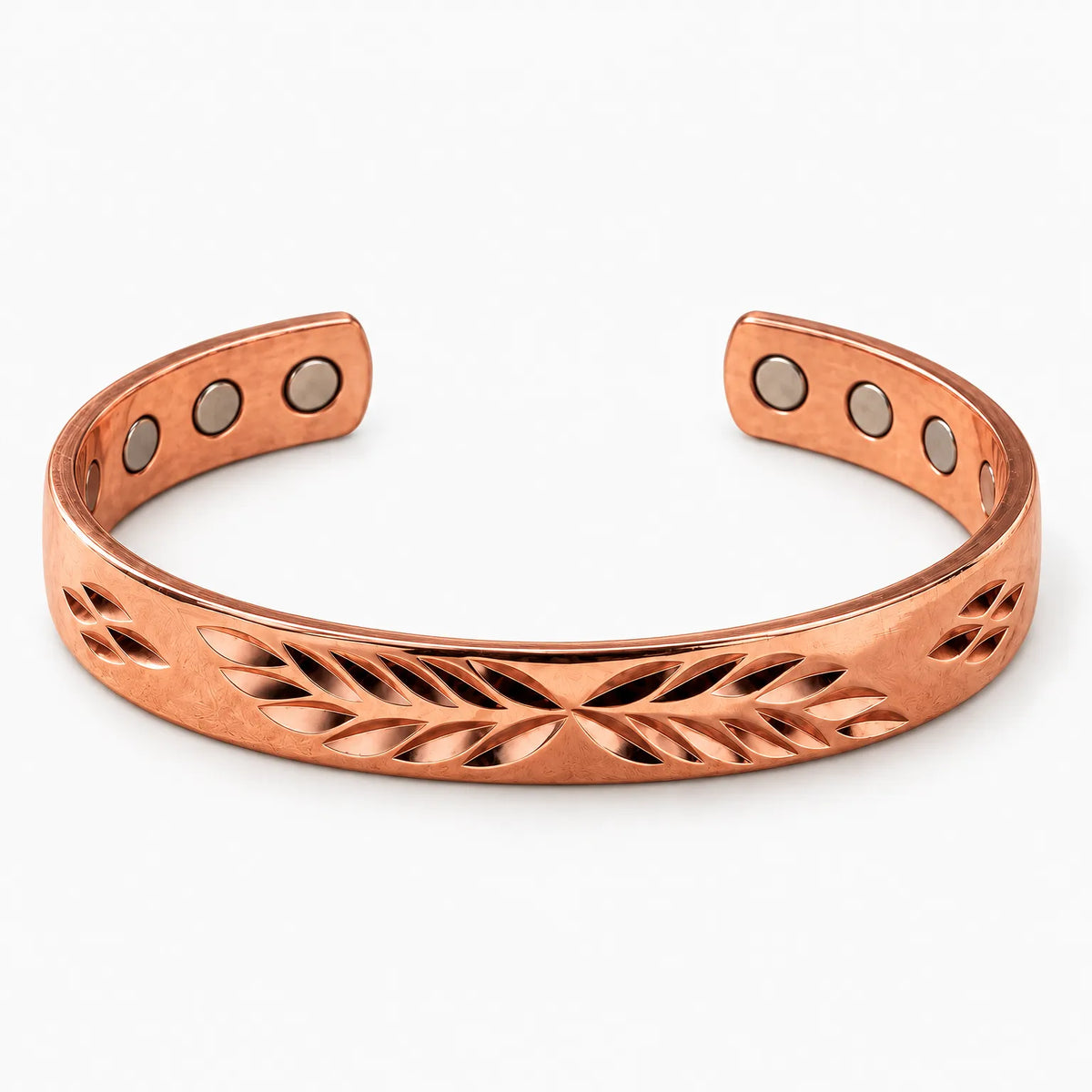 Vaelor - Open Cuff Patterned Wrist Bracelet Accenting Daily Casual Outfits