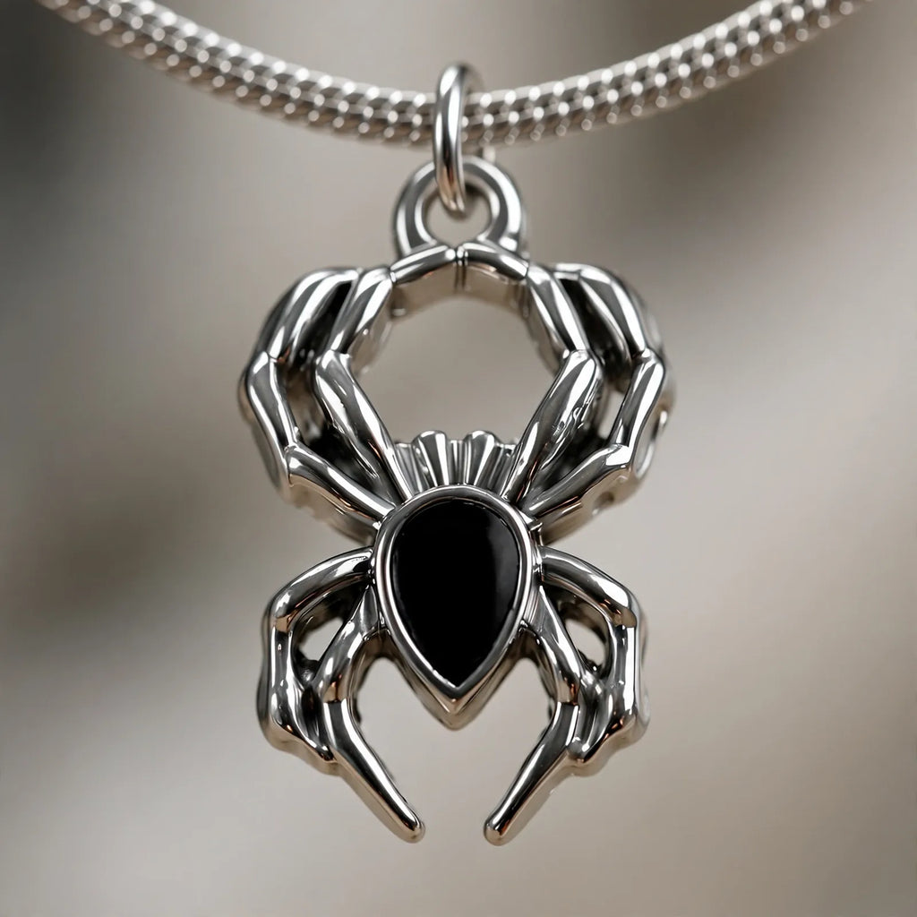 Velaro - Playful Spider Pendant Necklace Adding A Playful Touch To Everyday Outfits