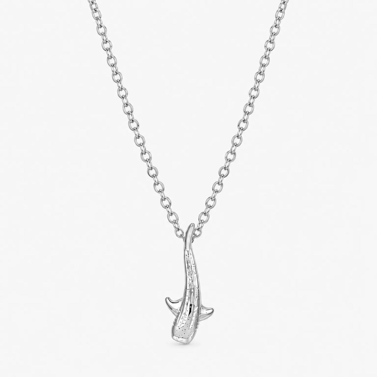Velnoa - Whale Shark Pendant Chain Necklace Everyday Wear With Casual Outfits