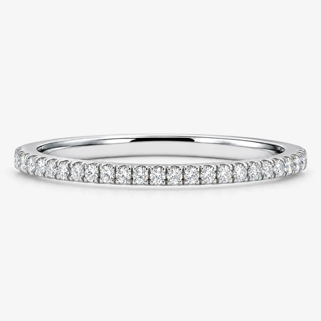 Velteza - Skinny Pave Stacking Ring For Layering Stacking With Your Other Rings