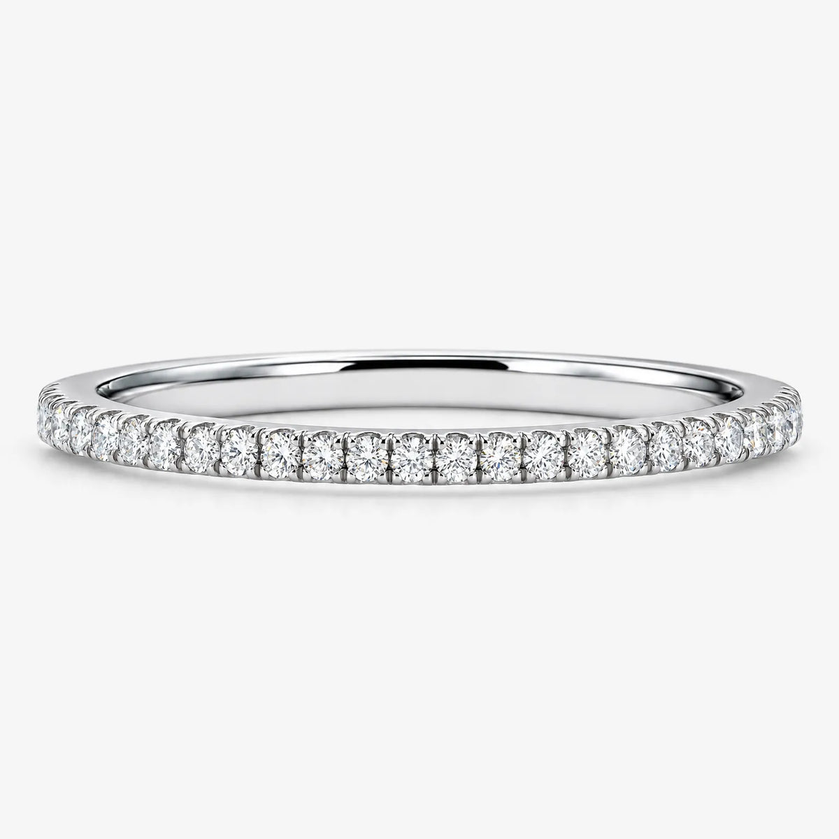 Velteza - Skinny Pave Stacking Ring For Layering Stacking With Your Other Rings