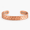 Veltora - Hammered Open Cuff Wrist Bracelet Accessory For Daily Casual Wear