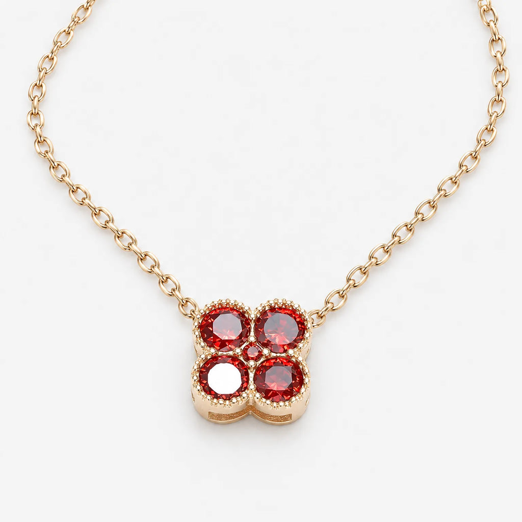 Verdant - Personalized Clover Necklace Personalized Gifting