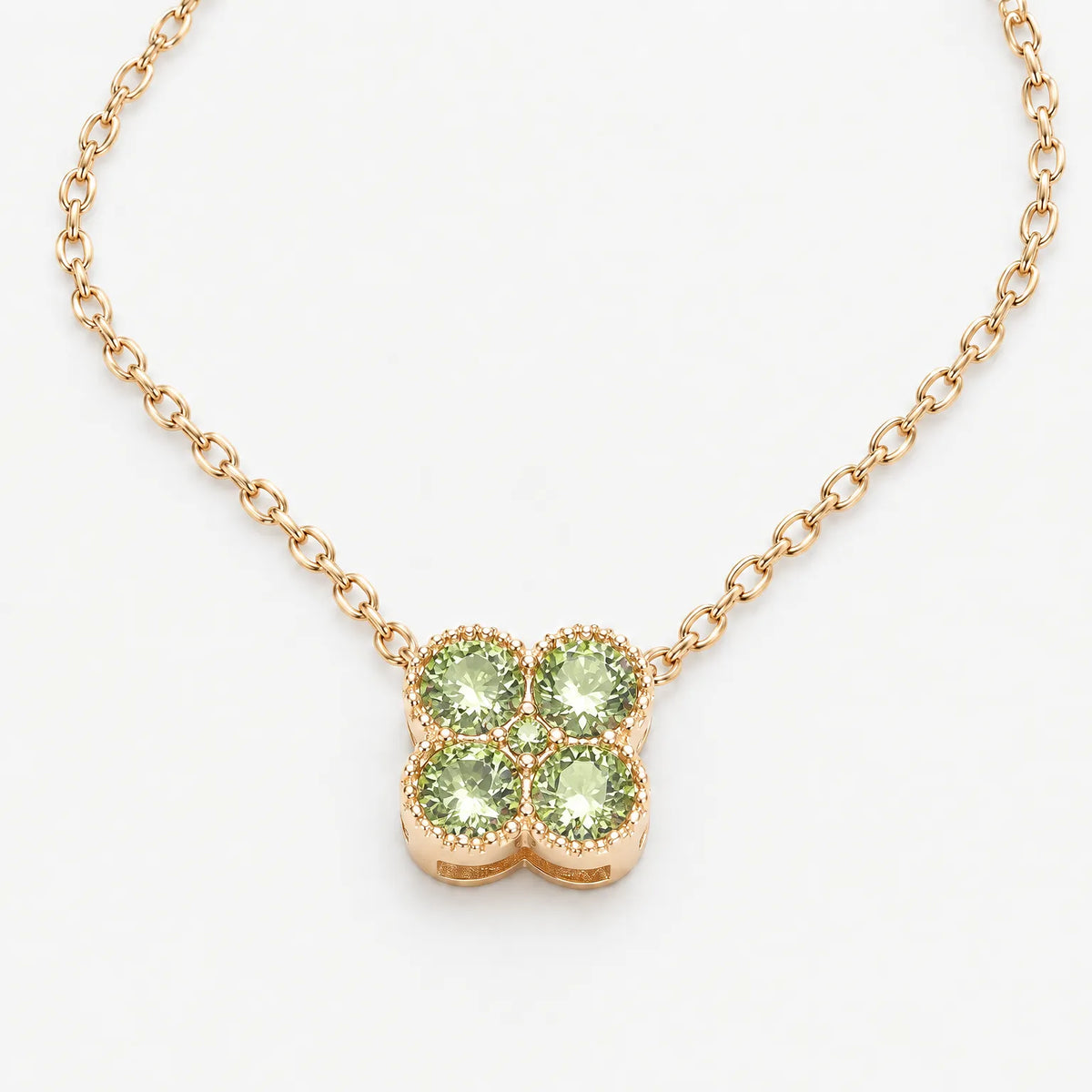 Verdant - Personalized Clover Necklace Personalized Gifting