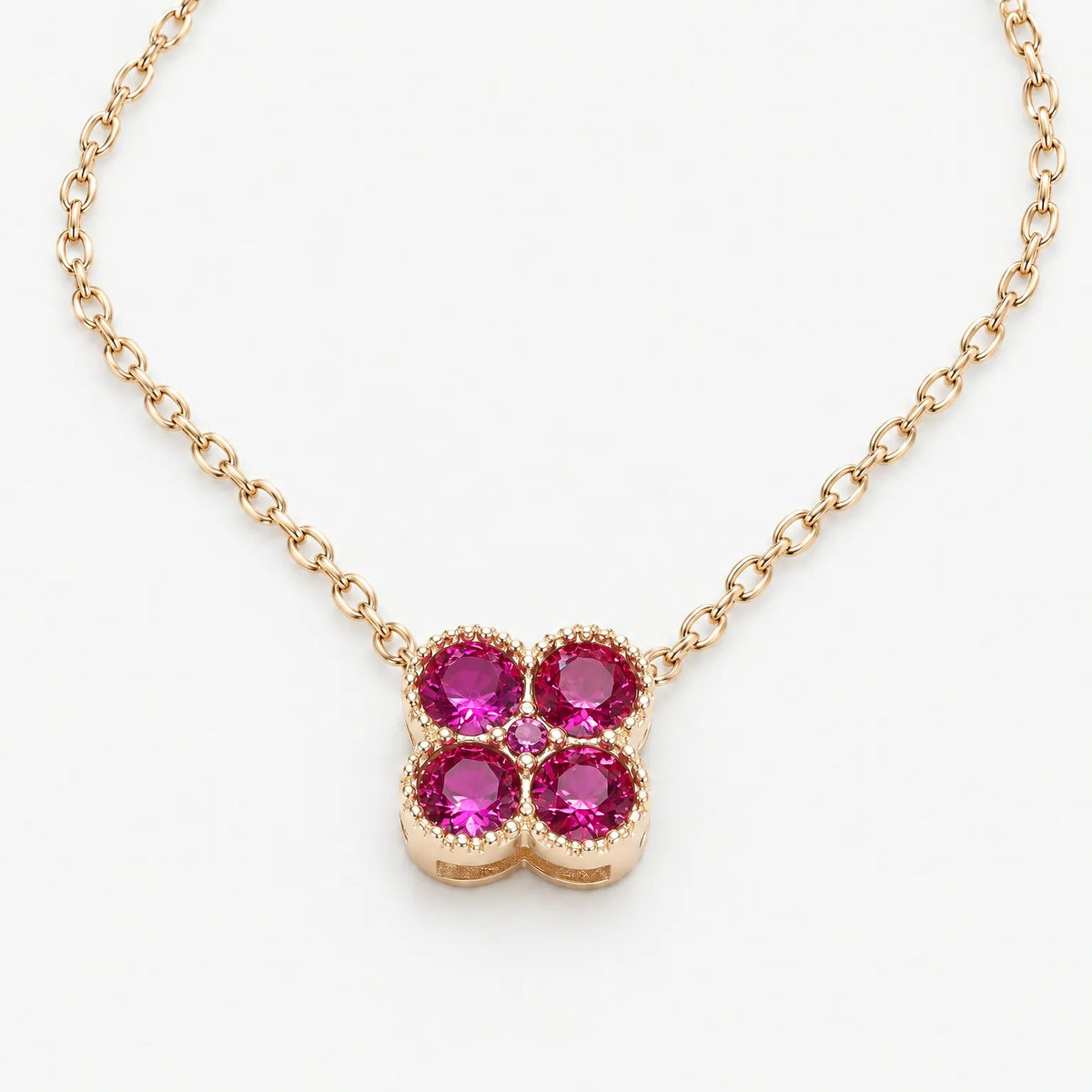 Verdant - Personalized Clover Necklace Personalized Gifting