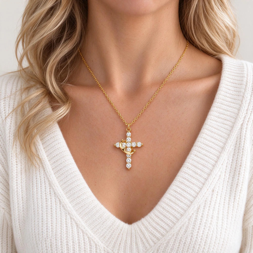 Veyla - Faith Cross Pendant Necklace Wearing It Every Day As A Quiet Reminder Of Faith