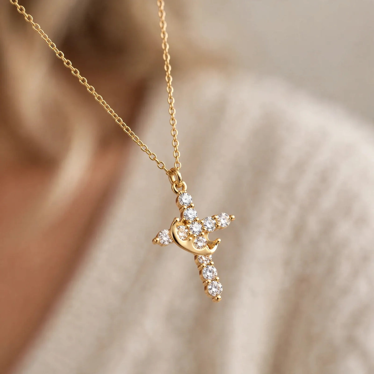 Veyla - Faith Cross Pendant Necklace Wearing It Every Day As A Quiet Reminder Of Faith