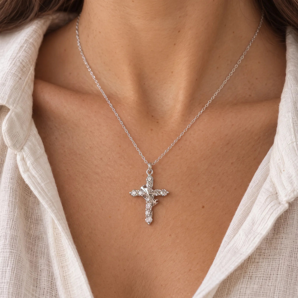 Veyla - Faith Cross Pendant Necklace Wearing It Every Day As A Quiet Reminder Of Faith