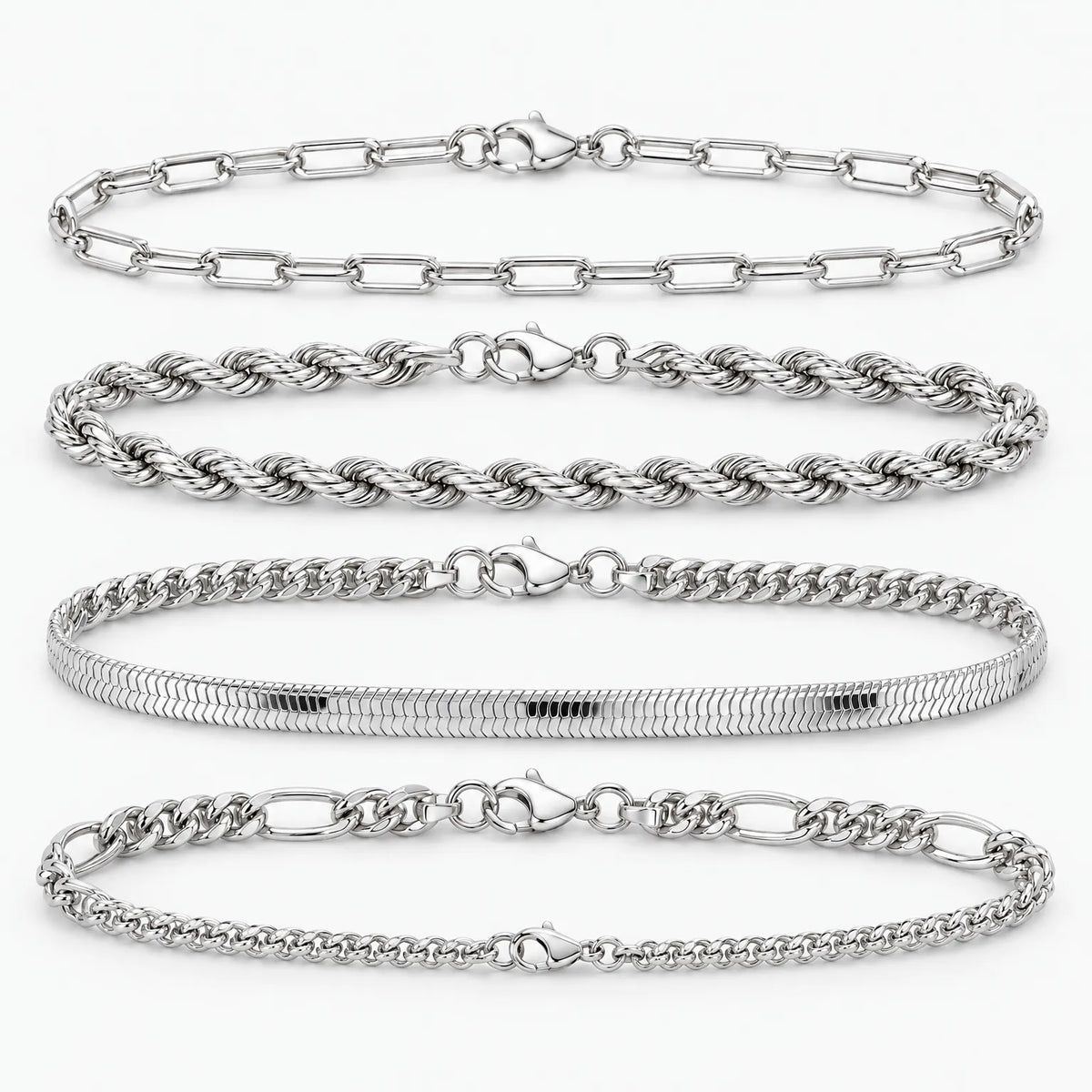 Vittaria - Layered Bracelet Set Elevating Casual Outfits